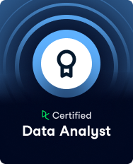 DataCamp Data Analyst Certification